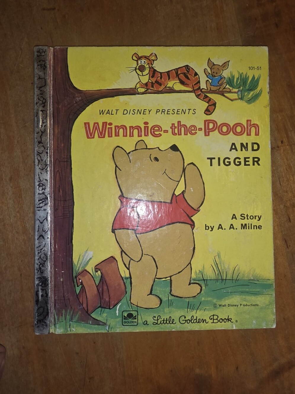 1968 Winnie the Pooh and Tiggger By A.A. Milne A Little Golden Book